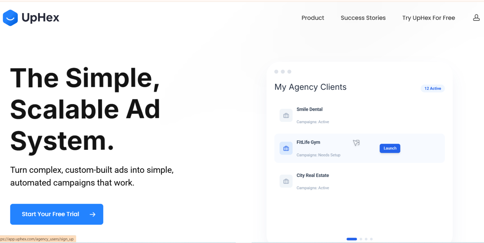 UpHex Review : The AI Facebook Ads Automation Platform Built for Agencies